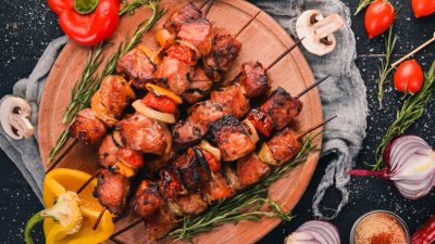 shish kebab of star gyros and grill